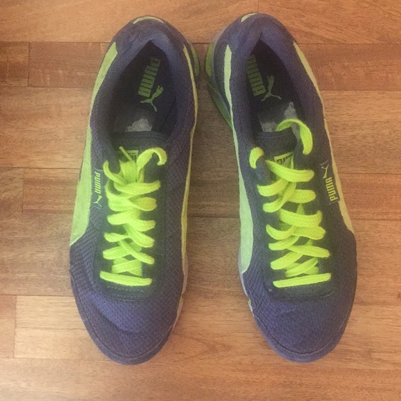 lime green puma shoes